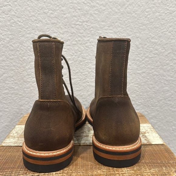 Nisolo All Weather Andres Men’s Waxed Brown Leather Boots Size 8.5 - Picture 5 of 8